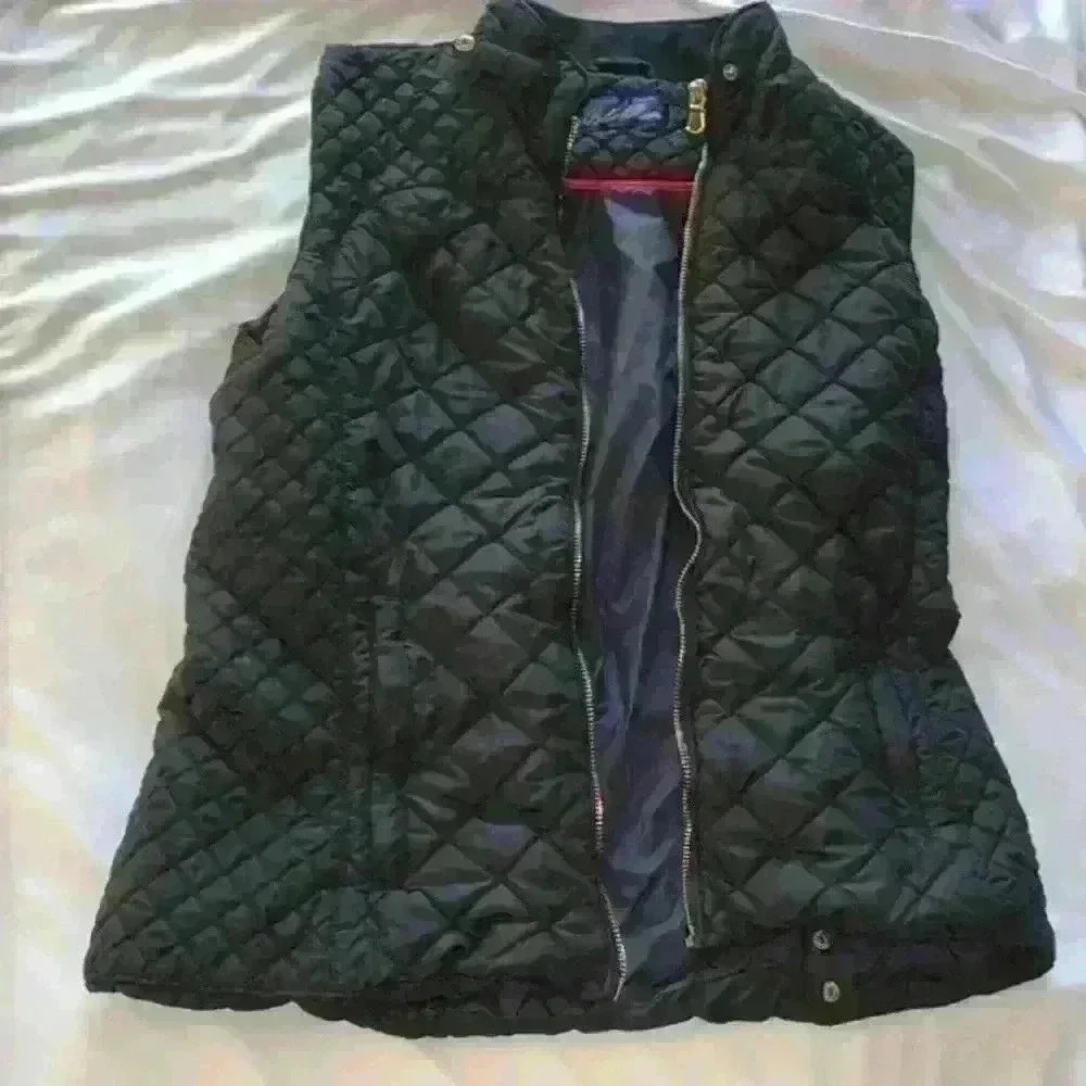 - Blue Rain | Navy Blue Quilted Puffer Vest | Medium